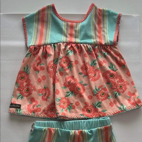 Matilda Jane Garden Dreams Floral Pajama Set Size 4 - Picture 5 of 8